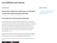 Tablet Screenshot of editionsdufaune.com